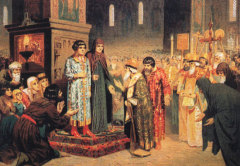 Земский собор избрал российским царем Михаила Федоровича Романова