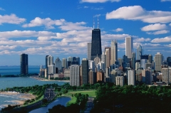 Жак Маркетт основал у юго-западной оконечности озера Мичиган миссионерский пост, впоследствии ставший городом Чикаго