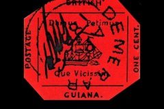 Начались приключения самой редкой из когда-либо напечатанных марок — марки колонии Британская Гвиана