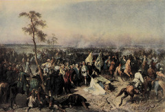 Русская армия Петра I разбила шведскую армию короля Карла XII в Полтавском сражении