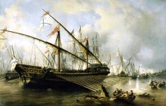 Во время Северной войны (1700-1721) русский флот под командованием Михаила Голицына одержал победу над шведской экскадрой у острова Гренгам