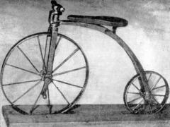 Александру I представлен первый в мире велосипед