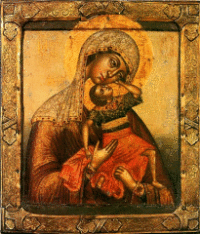 Икона Божией Матери «Взыграние Младенца»